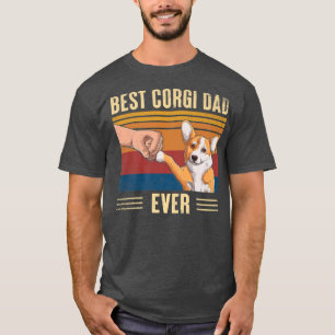 Mannen beste Corgi pap ooit vuist buikvet T-shirt