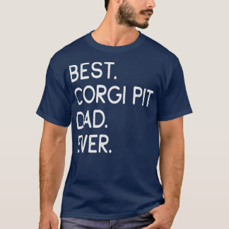 Mannen beste Corgi Pit Pap Ever T-Shirt