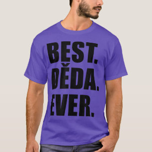 Mannen Beste Deda Oover Tsjechische opa T-shirt