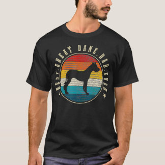 Mannen beste deen pap ooit grappigte hond gr t-shirt