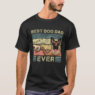 Mannen beste Duitse herder vader ooit grappig dier T-shirt