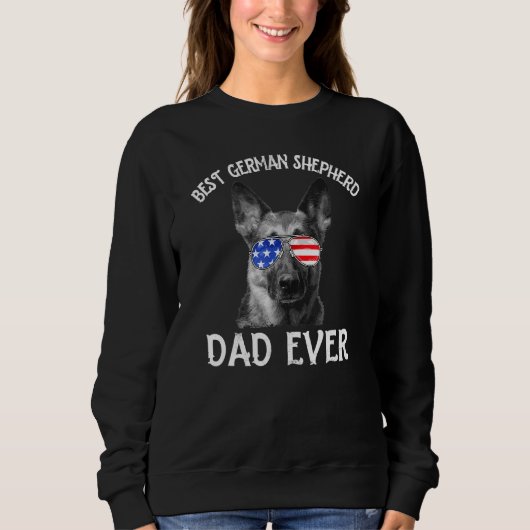 Mannen beste Duitse herderhond vader ooit Amerikaa Trui (Voorkant)