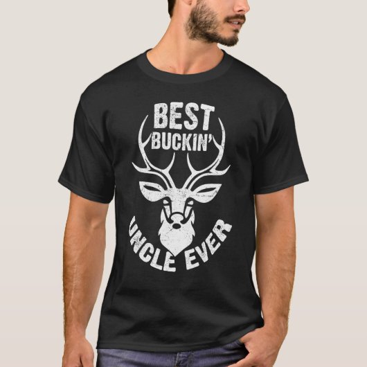Mannen beste emmer oomoom Ever Deer Hunters T-shirt (Voorkant)