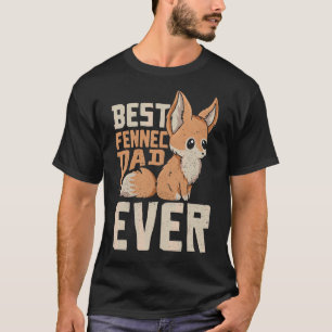 Mannen beste Fennec-pap ooit citaat voor je Fennec T-shirt