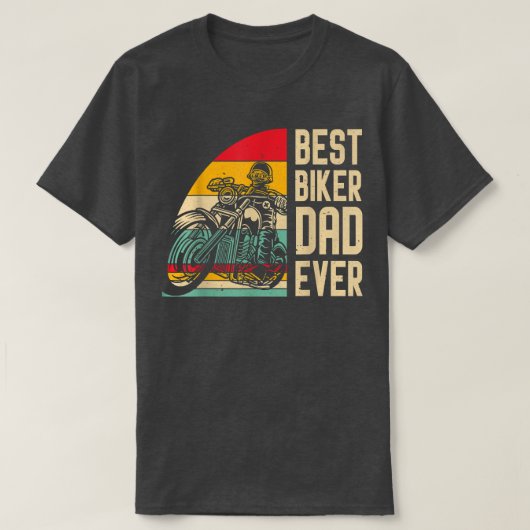 Mannen beste fietser vader ooit grappige vaders da t-shirt (Design voorkant)