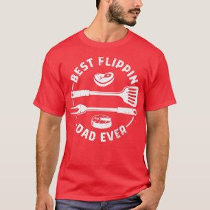 Mannen beste flippin Pap Ever Funny BBQ Koken papa T-shirt