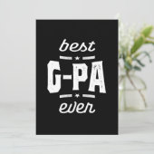 Mannen beste G-Pa-server-cadeau Bedankkaart (Staand voorkant)