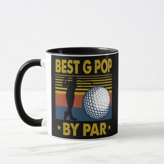 Mannen beste G-Pop door Par Funny Disk Golf Gift v Mok (Links)
