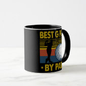 Mannen beste G-Pop door Par Funny Disk Golf Gift v Mok (Voorkant rechts)