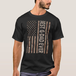 Mannen beste g vader ooit Amerikaanse vlag opa vet T-shirt