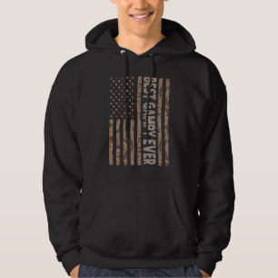 Mannen beste gampy ooit Amerikaanse vlag opa vet Hoodie