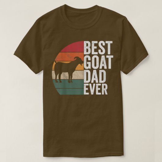 Mannen beste geit pap geit apparel boer t-shirt (Design voorkant)