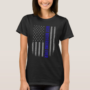 Mannen beste godfather ooit Amerikaanse vlag voor T-shirt