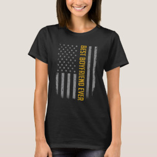 Mannen beste godfather ooit Amerikaanse vlag voor T-shirt
