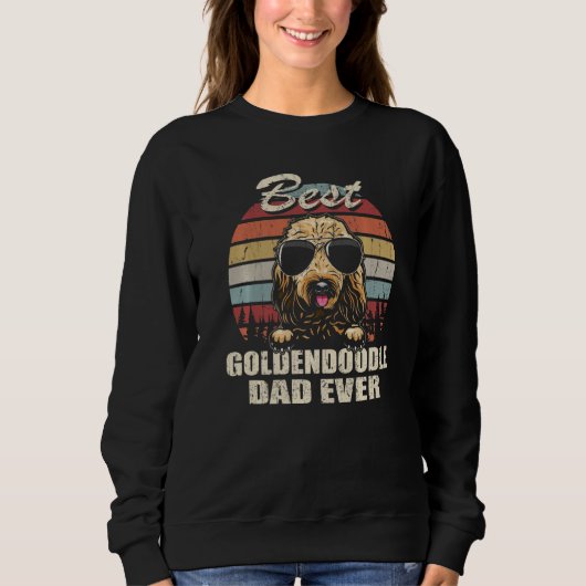 Mannen Beste Goldendoodle Papa Ooit Vaderdag Cool Trui (Voorkant)