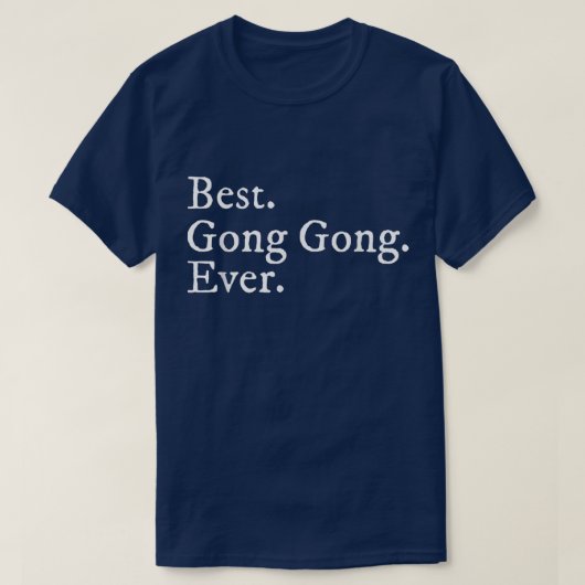 Mannen beste gong ooit opa in het Chinees gift T-shirt (Design voorkant)