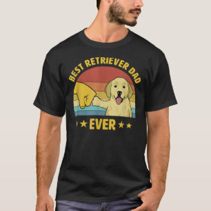 Mannen beste Gouden Herriever Pap Oog Puppy T-shirt