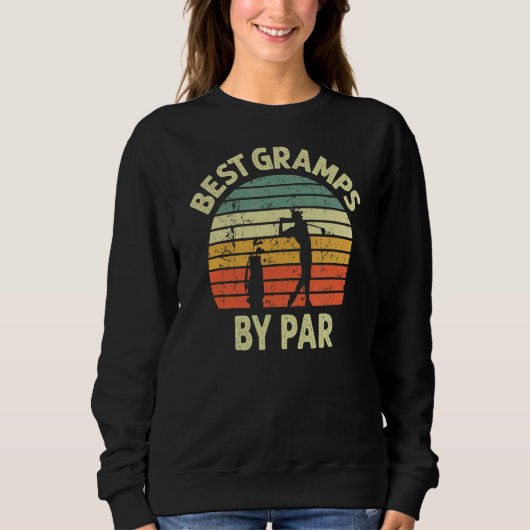 Mannen beste grammen van Par Golf Golfer Golfing G Trui (Voorkant)