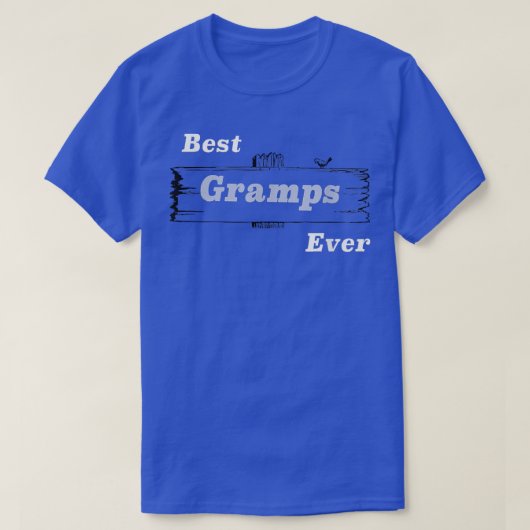 Mannen beste Grampen ooit voor grootvaders Da T-shirt (Design voorkant)