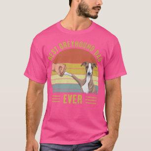 Mannen  Beste Greyhound Pap Ooit Eerste Bump Fun T-shirt