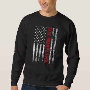 Mannen beste grijs ooit Amerikaanse Vlaggenvader Trui