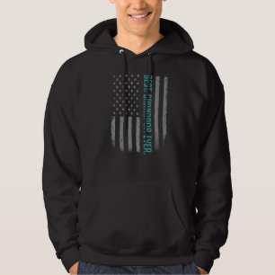Mannen beste grootvader ooit Amerikaanse vlag voor Hoodie