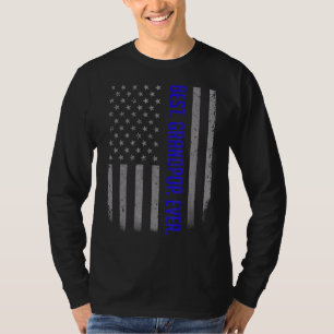 Mannen beste grootvader ooit Amerikaanse vlag voor T-shirt