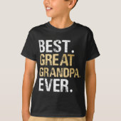 Mannen beste grootvader ooit cadeau van opa t-shirt (Voorkant)