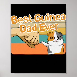 Mannen beste Guinee-Pap-prijsopgave voor een cavia Poster