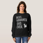 Mannen beste havanese vader ooit cool dog eigenaar trui (Voorkant volledig)