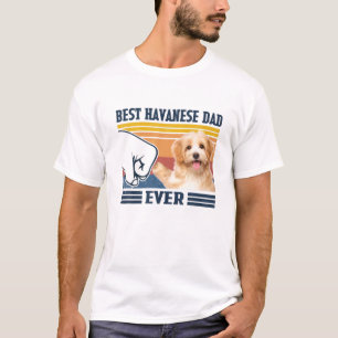 Mannen beste Havanese vader ooit grappige hond ove T-shirt