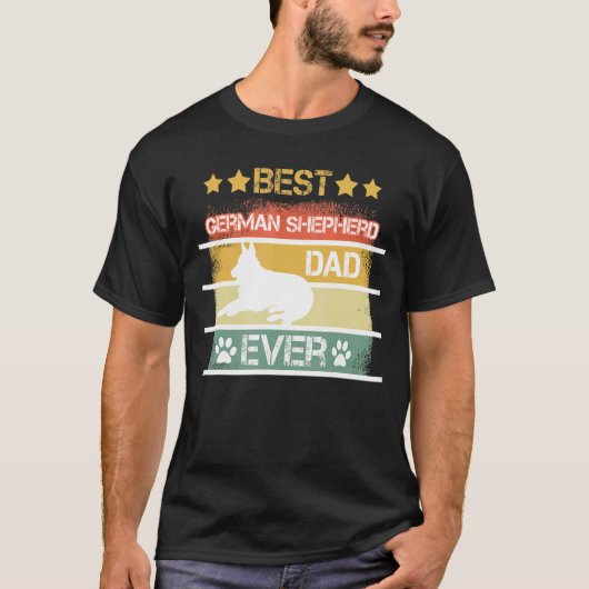 Mannen beste herderschapspad ooit P T-shirt (Voorkant)