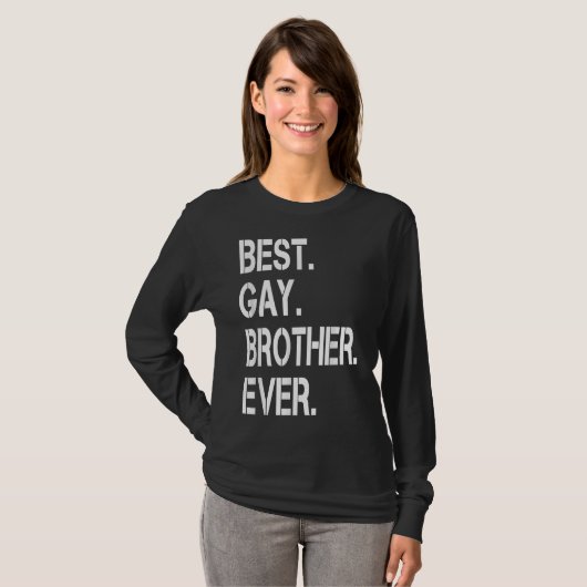 Mannen beste homoband Gay Pride LGBTQ Pride Gift T-shirt (Voorkant volledig)