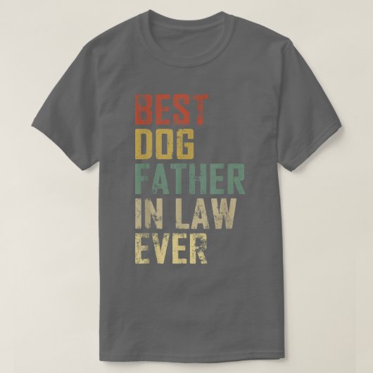 Mannen beste hond in de wet ooit grappig  vet t-shirt (Design voorkant)