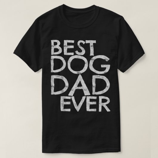 Mannen beste hond pa ooit Hondenliefhebber Gift T-shirt (Design voorkant)