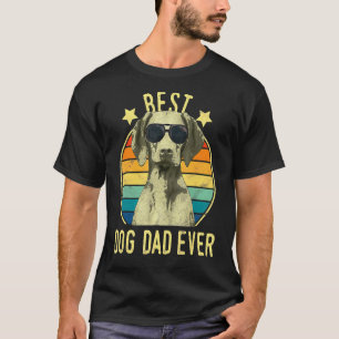 Mannen Beste Hond Papa Ooit Vizsla Vaderdag T-shirt