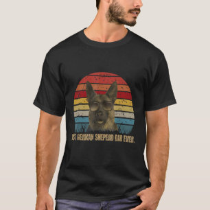 Mannen beste hond vader ooit Duits Shepherd Dad Fa T-shirt