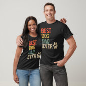 Mannen beste hond vader ooit  hond papa t-shirt (Unisex)