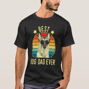 Mannen beste hond vader ooit op het Belgische Mali T-shirt