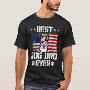 Mannen beste hondenvader ooit Australisch vee Amer T-shirt