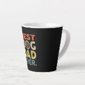 Mannen beste hondvader ooit | meer daggeschenken latte mok (Rechterhoek)