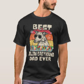 Mannen Beste Italiaanse Greyhound Vader Ooit Retro T-shirt (Voorkant)