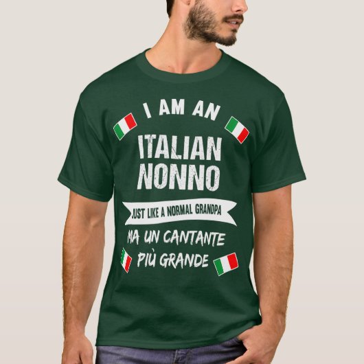 Mannen beste Italiaanse non-profitorganisatie groo T-shirt (Voorkant)