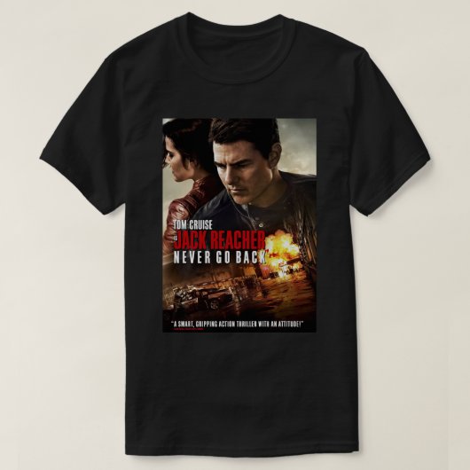 Mannen beste Jack Reacher Tv-serie Grafische T - s T-shirt (Design voorkant)