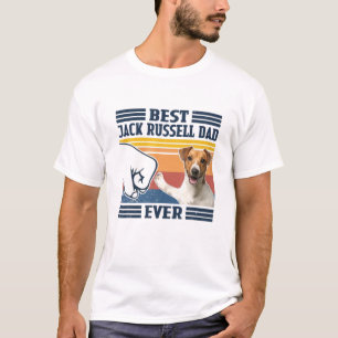Mannen beste Jack Russell Dad Ever Funny Dog Lover T-shirt