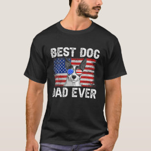 Mannen Beste Jack Russell Terrier Dad Oover Americ T-shirt