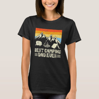 Mannen beste kampeervader ooit vaders die kamp 1 t-shirt
