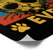 Mannen beste kat oom ooit grappige kat pap vaderda poster (Hoek)