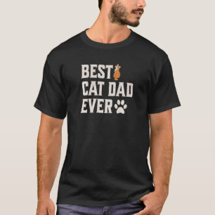 Mannen beste kat pap kat papa t-shirt