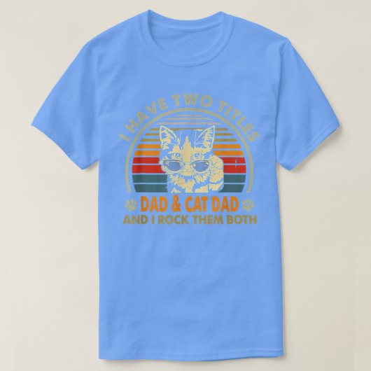 Mannen beste kat pap ooit grappige kat papa vaders t-shirt (Design voorkant)